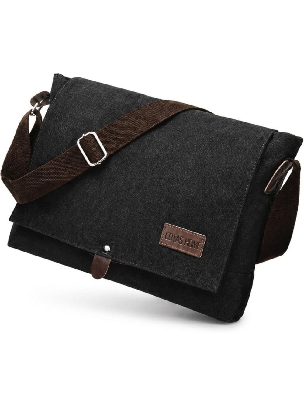 Stylish Men's Canvas Messenger Bag | Compact Work Satchel | Versatile & Durable